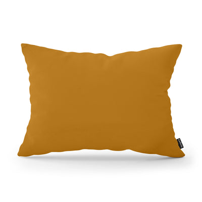 Smooth Decorative Cushion 40x55 cm, Modern and Scandinavian Style, Kronos Fabric – Golden Topaz (KRONOS 42)