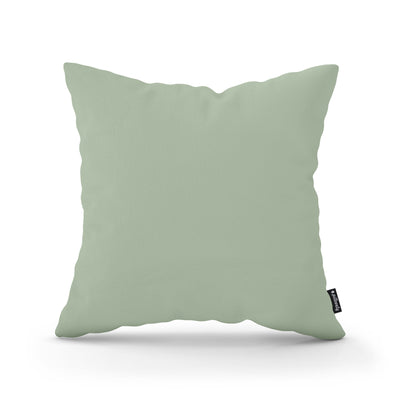 Smooth Decorative Cushion 45x45 cm, Minimalist Style – Green Mist (KRONOS 47)