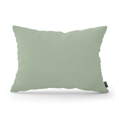 Smooth Decorative Cushion 40x55 cm, Modern and Scandinavian Style, Kronos Fabric – Green Mist (KRONOS 47)