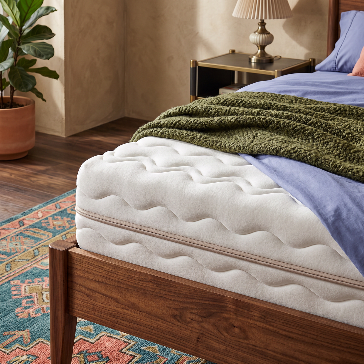 Koldra Hypoallergenic Multipocket Mattress H3/H4 90x200, 140x200, 160x200 and 180x200 – in a room setting
