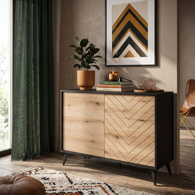 Commode Nirwana 104x78 de style loft - dans un aménagement intérieur