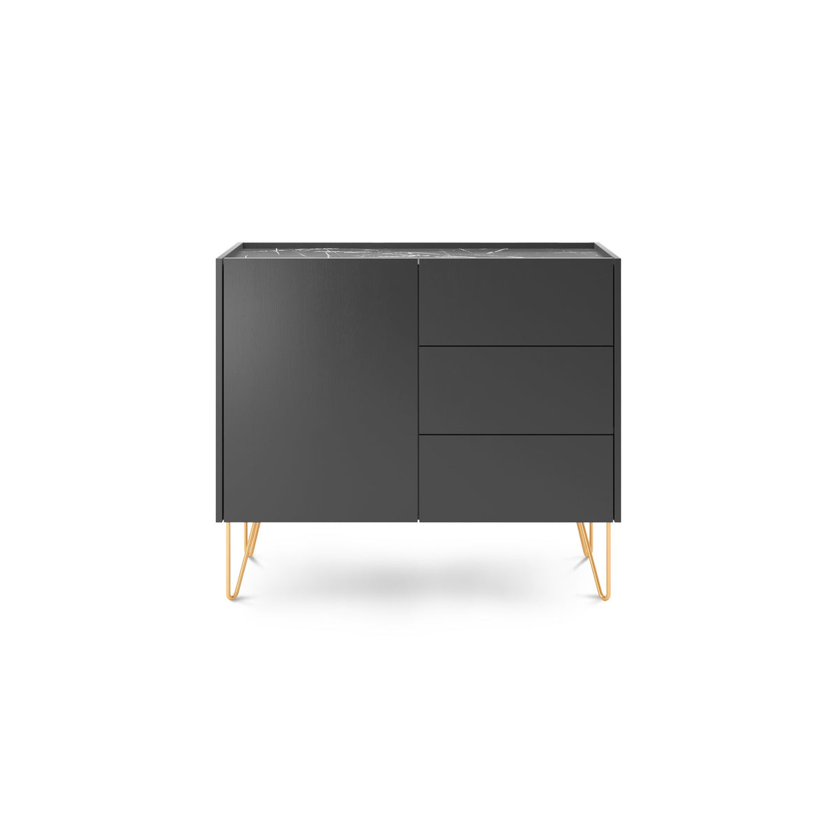 Komoda Ballada 97x83 w stylu glamour – zdjęcie 3