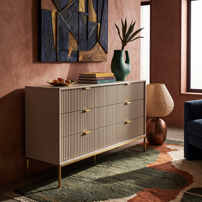 Roza Chest of Drawers 154x91, Glamour Style