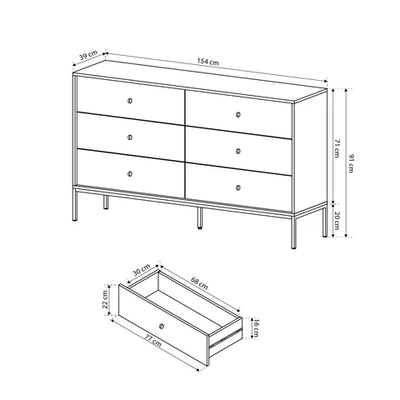 Komoda Kviat 154x89 w stylu vintage – zdjęcie 14