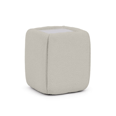 Neria Bedside Table 50x55 Without Drawers, Minimalist Style – Powder Bone (LAMBI 08)
