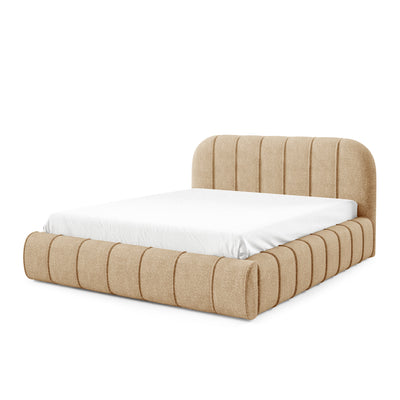 Apfella Upholstered Ottoman Bed with Storage, Modern Style – photo 20
