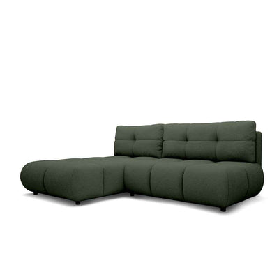 Milorya Corner Sofa Bed DL 230 cm, Modern Style – Left-sided, Forest Dark (NOW OR NEVER 37)