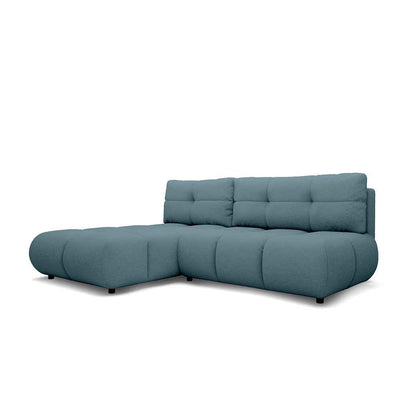 Milorya Corner Sofa Bed DL 230 cm, Modern Style – Left-sided, Atlantic Dusk (NOW OR NEVER 73)