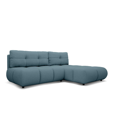 Milorya Corner Sofa Bed DL 230 cm, Modern Style – Right-sided, Atlantic Dusk (NOW OR NEVER 73)
