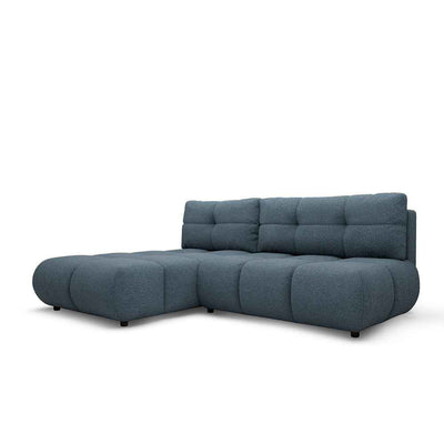Milorya Corner Sofa Bed DL 230 cm, Modern Style – Left-sided, Sea Coal (NOW OR NEVER 77)