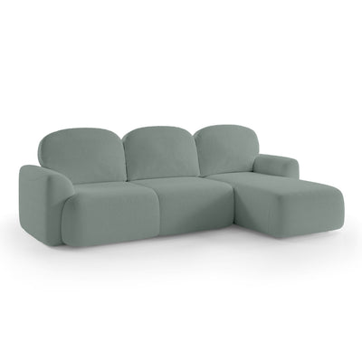 Bulu 3–4 Seater Corner Sofa Bed DL 260 cm, Modern Style – Right-Sided, Ocean Fog (PERFECT HARMONY 72)