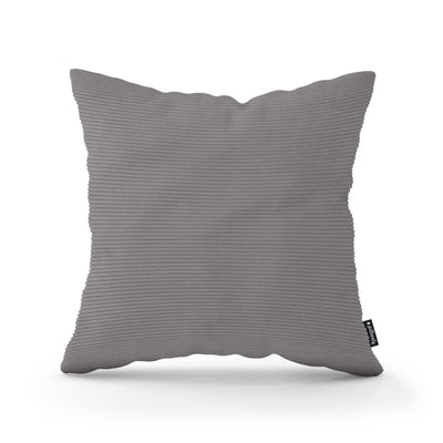 Corduroy Decorative Cushion 45x45 cm, Scandinavian and Boho Style – Misty Taupe (ONTARIO 15)