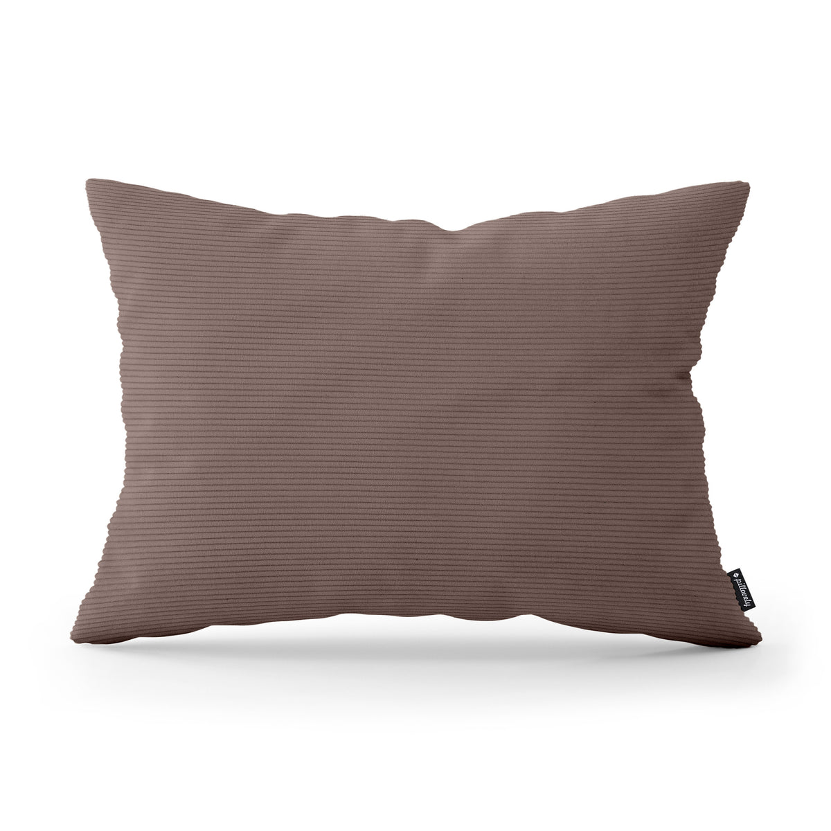 Corduroy Decorative Cushion 40x55 cm for the Living Room, Loft Style – Autumn Sepia (ONTARIO 21)