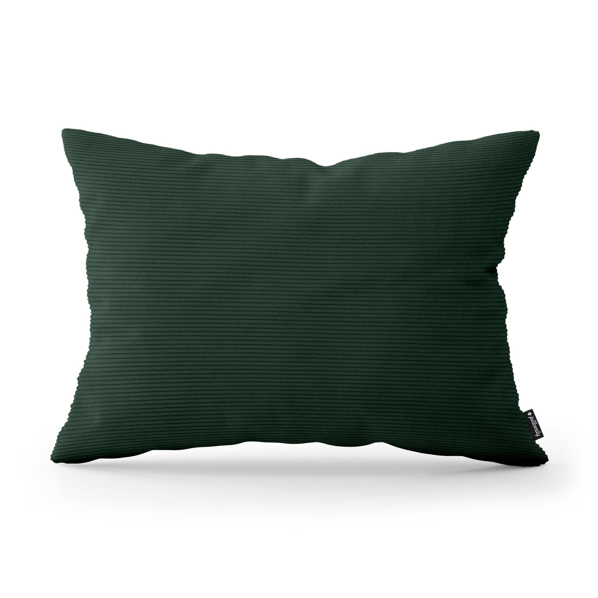 Corduroy Decorative Cushion 40x55 cm for the Living Room, Loft Style – Forest Stone (ONTARIO 35)