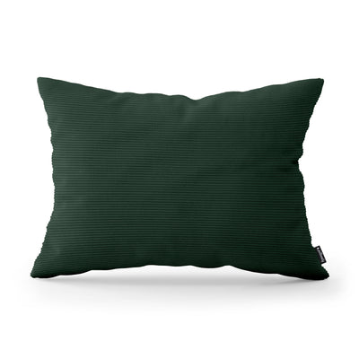 Corduroy Decorative Cushion 40x55 cm for the Living Room, Loft Style – Forest Stone (ONTARIO 35)