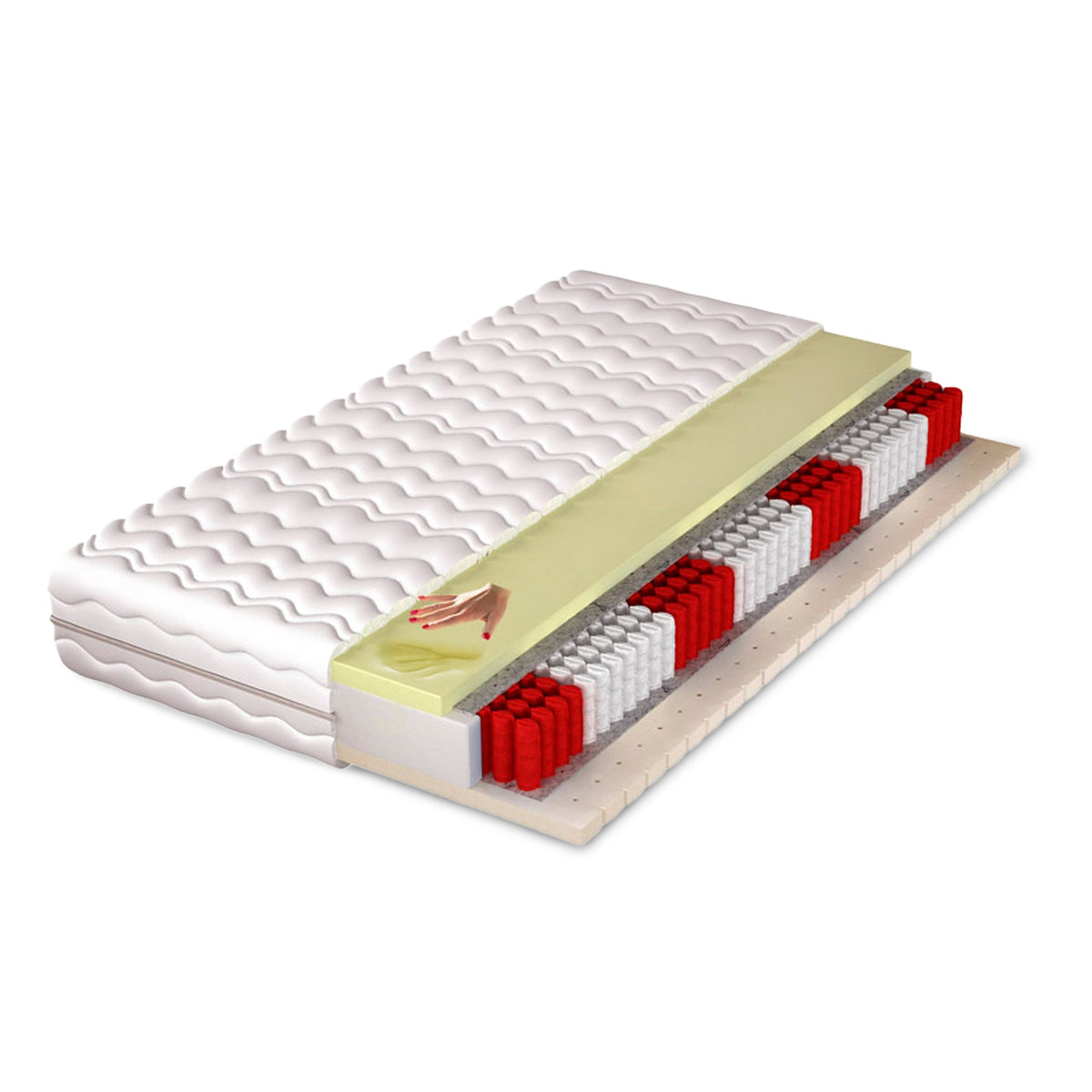 Koldra Hypoallergenic Multipocket Mattress H3/H4 90x200, 140x200, 160x200 and 180x200 – main photo | Pillovely