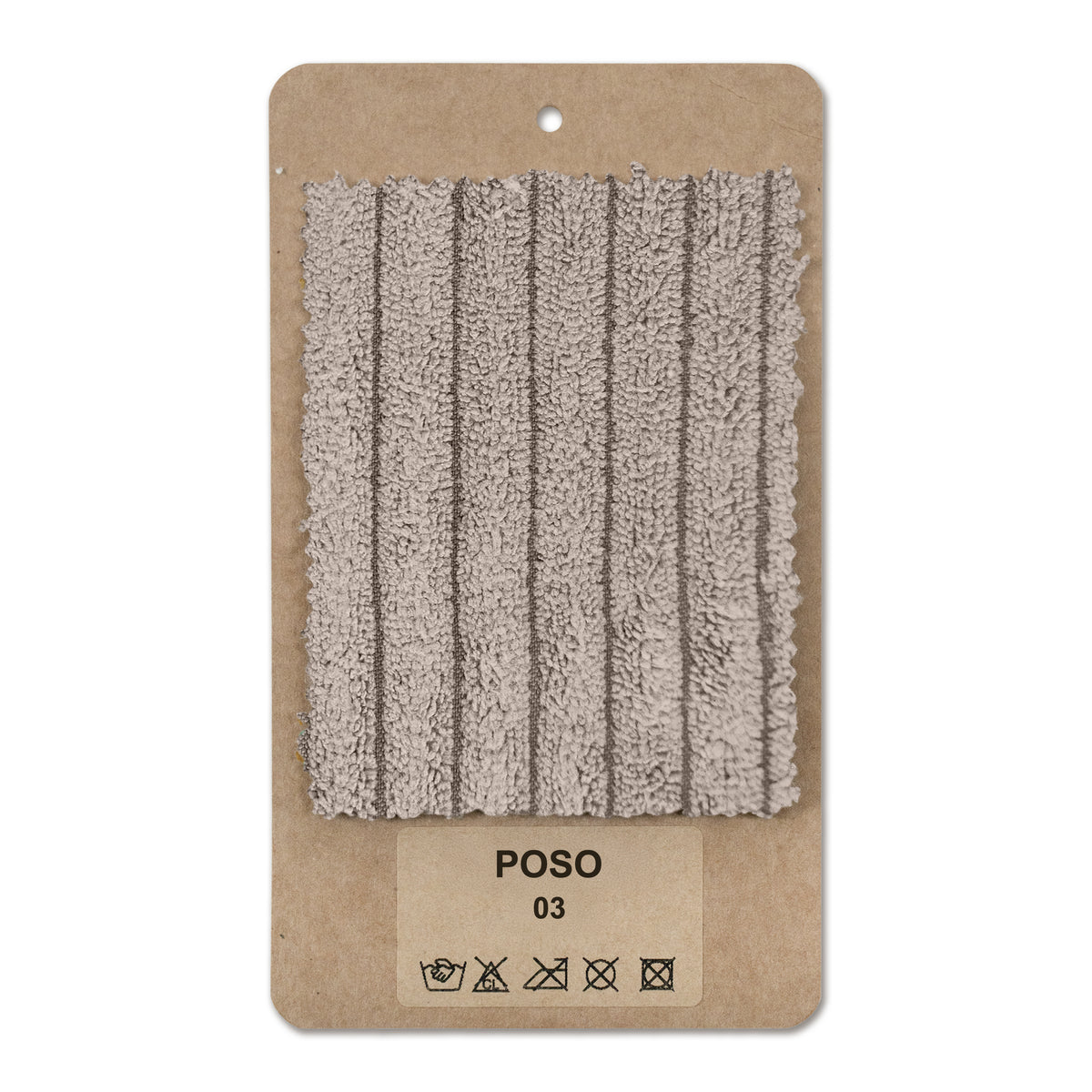 Fabric sample Corduroy Champagne Ashes (POSO 03)