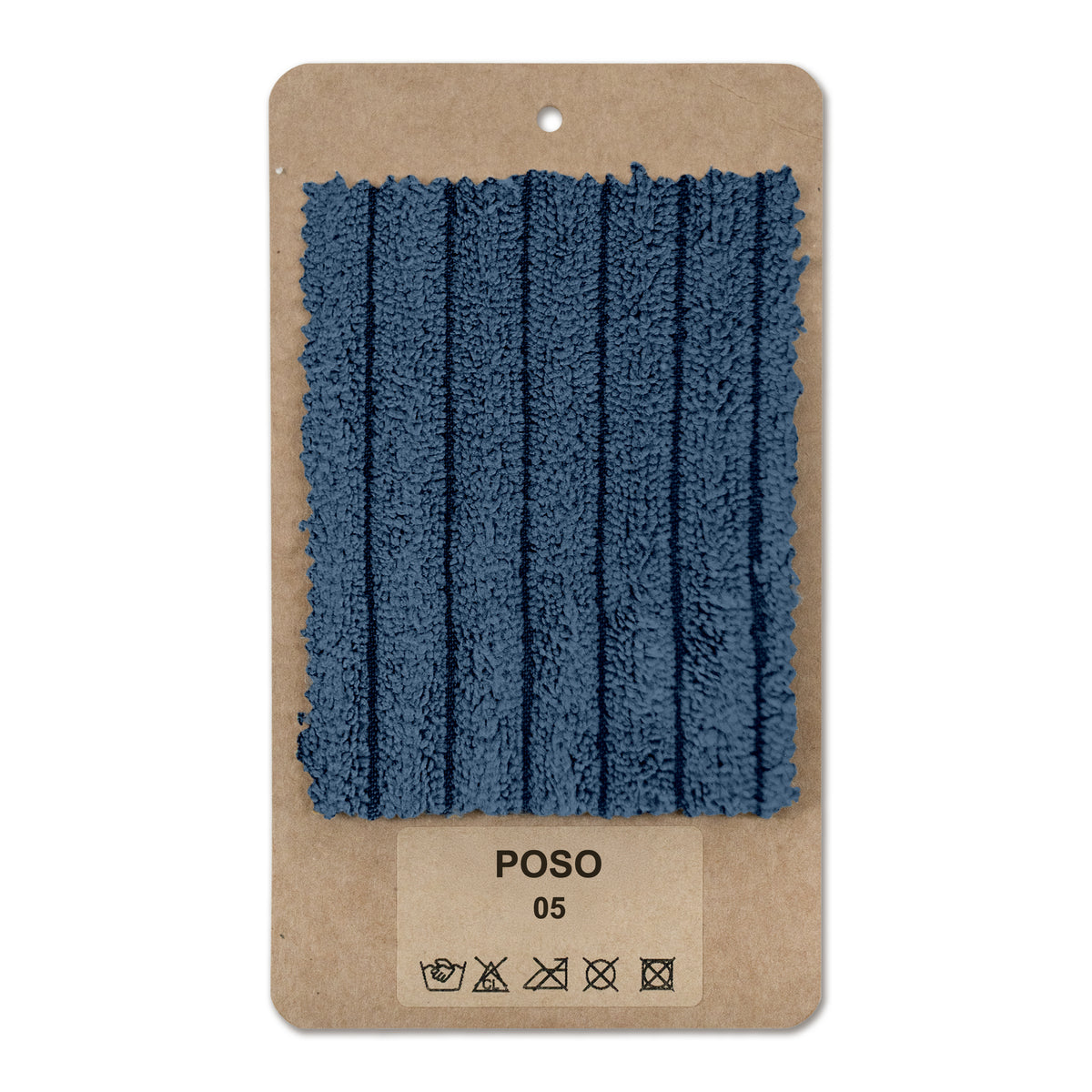Fabric sample Corduroy Navy Blue Graphite (POSO 05)