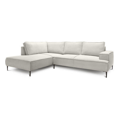 May 4 Seater Corner Sofa 275 cm – Linen Cream (POSO 100), Left-hand facing
