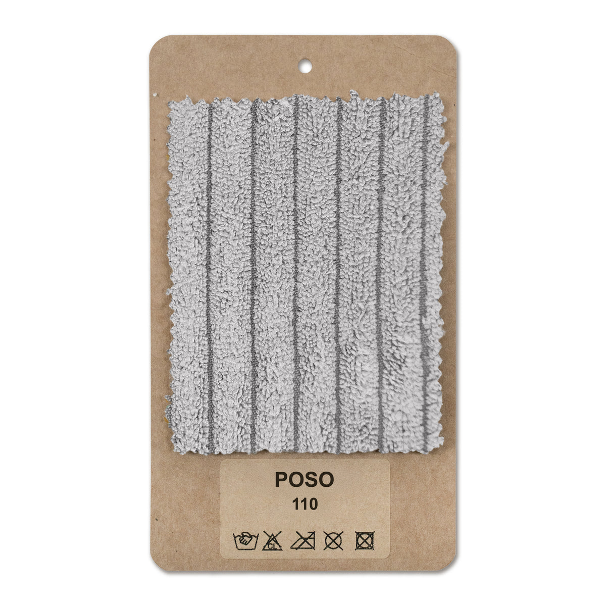 Fabric sample Corduroy Ash White (POSO 110)