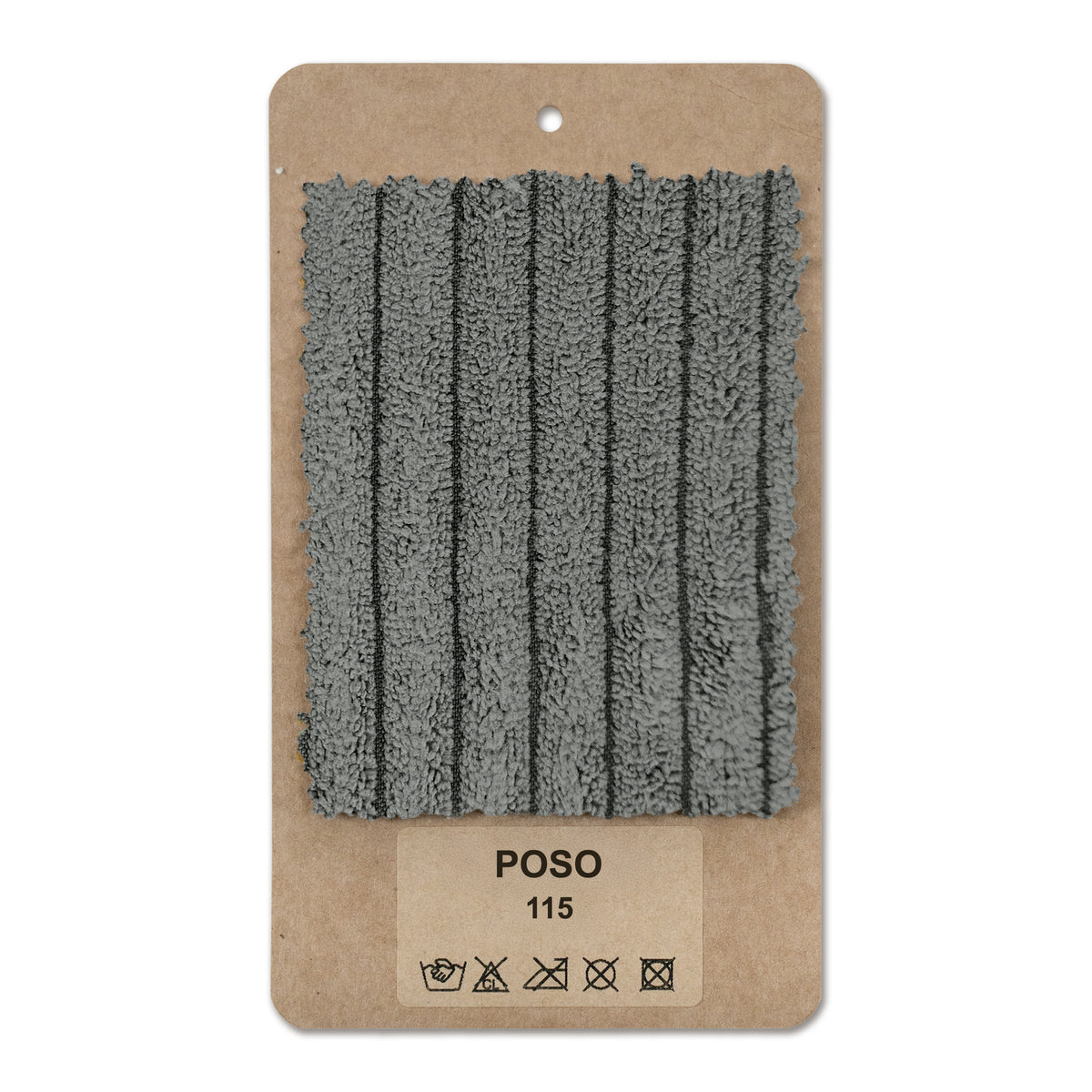 Fabric sample Corduroy Zinc (POSO 115)