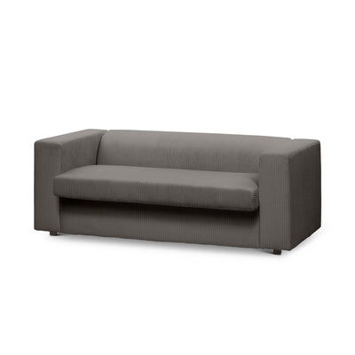 Sofa 2-osobowa z funkcją spania 174 cm | July Brązowy Grafit (POSO 120)