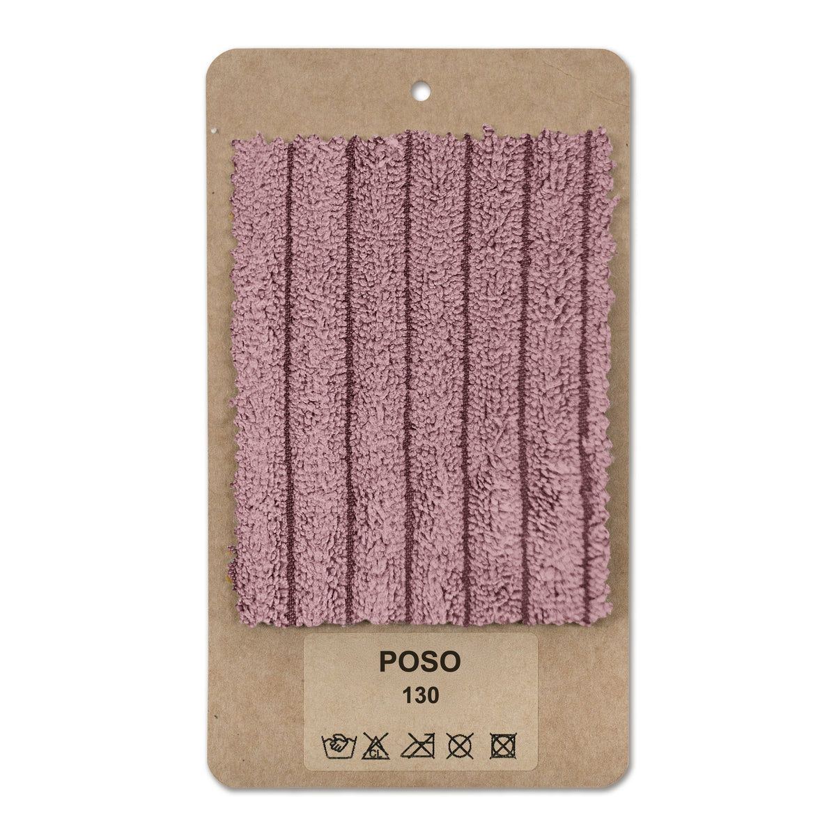 Fabric sample Corduroy Dusty Rose Brown (POSO 130)