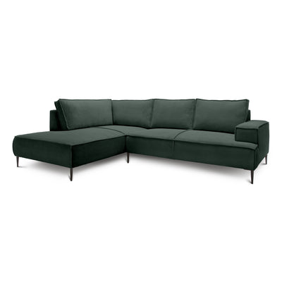 May 4 Seater Corner Sofa 275 cm – Forest Green (POSO 14), Left-hand facing