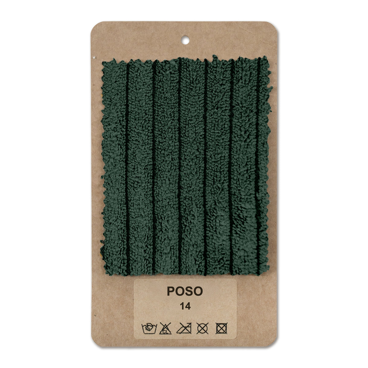 Fabric sample Corduroy Forest Green (POSO 14)