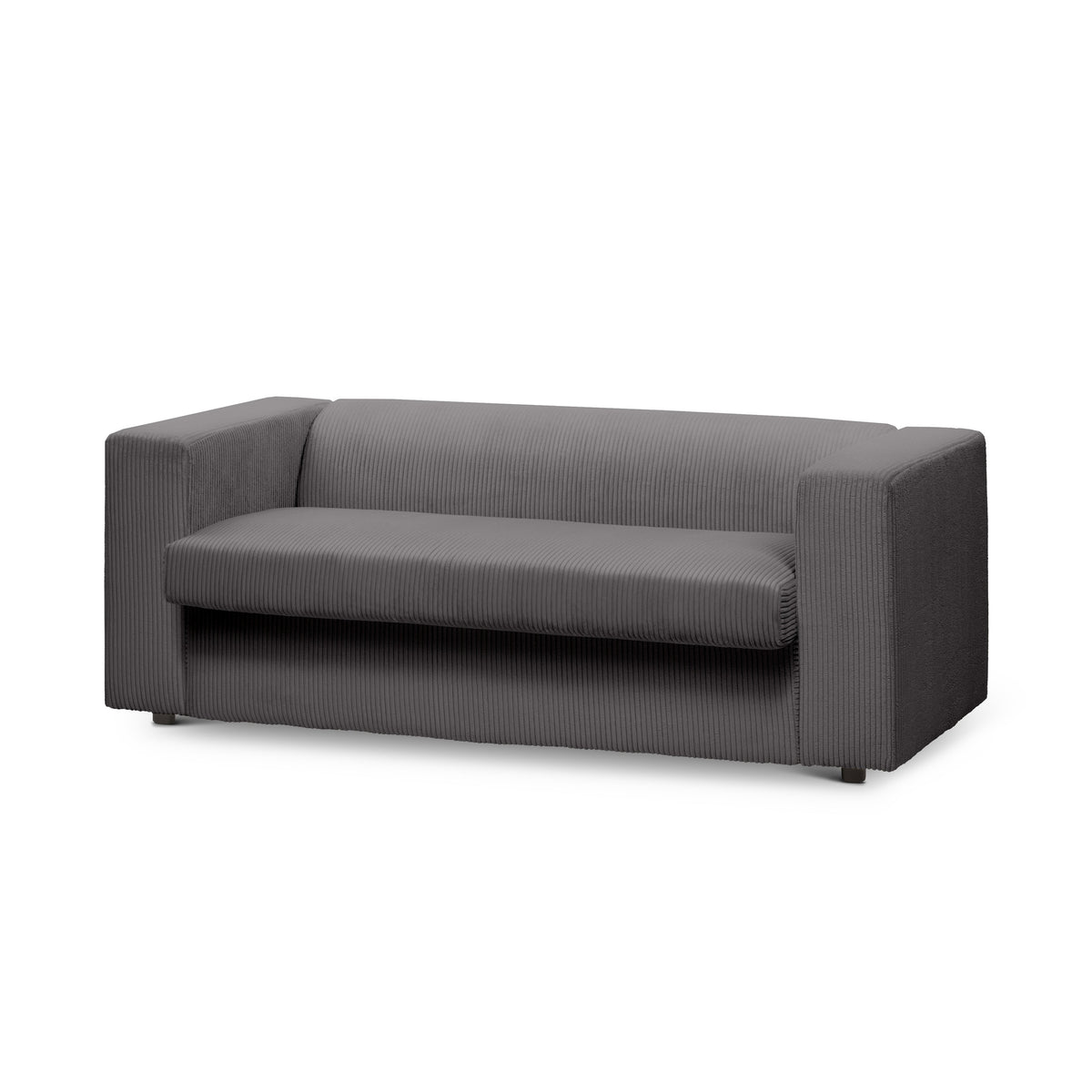 Sofa 2-osobowa z funkcją spania 174 cm | July Stalowy Brąz (POSO 22)