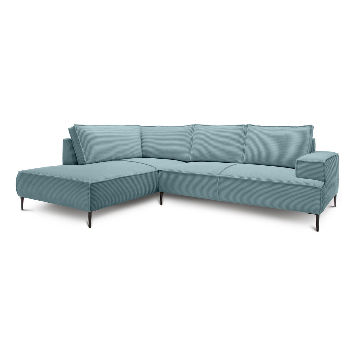 May 4 Seater Corner Sofa 275 cm – Cold Mint (POSO 26), Left-hand facing