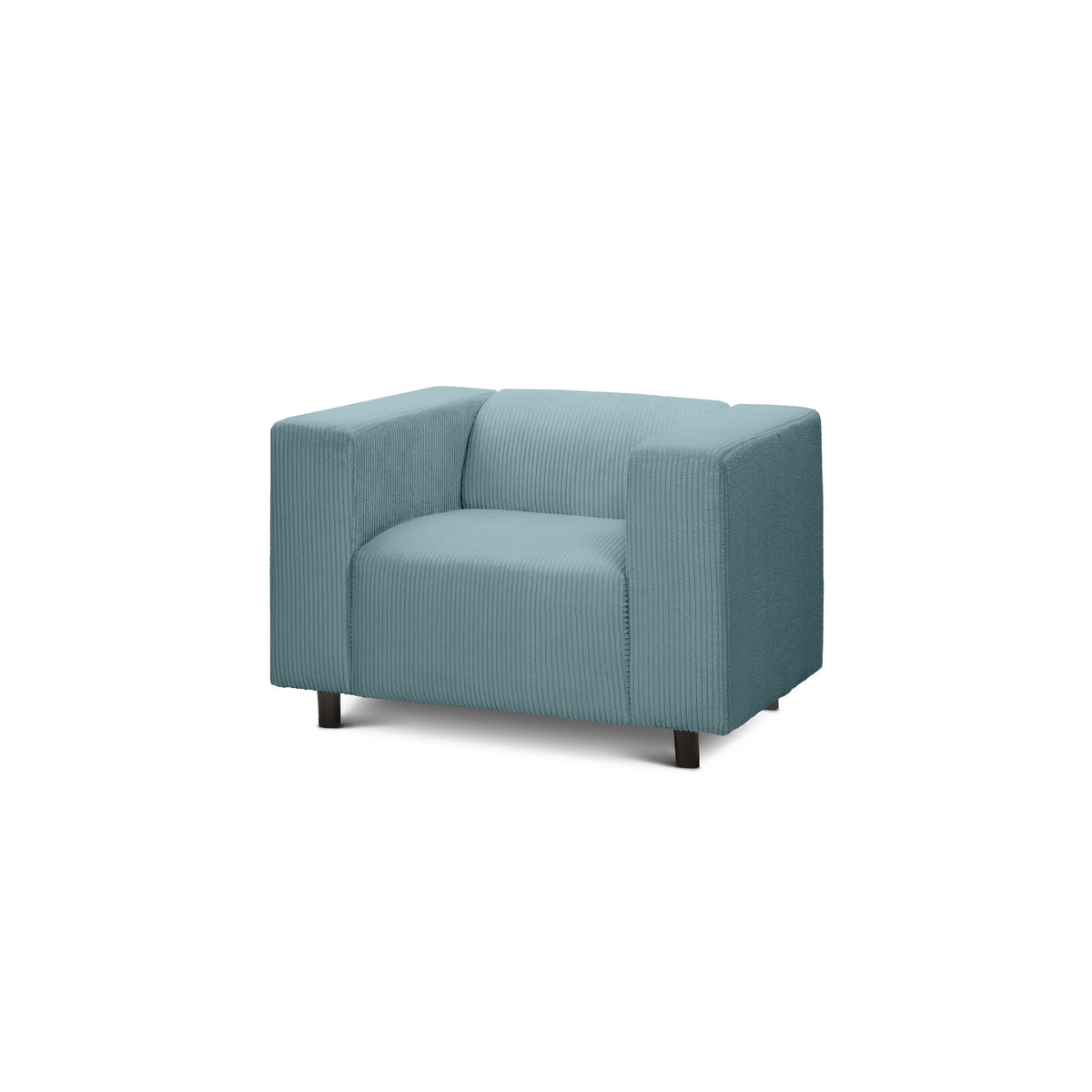 July Armchair 95 cm, Scandinavian Style – Cold Mint (POSO 26)
