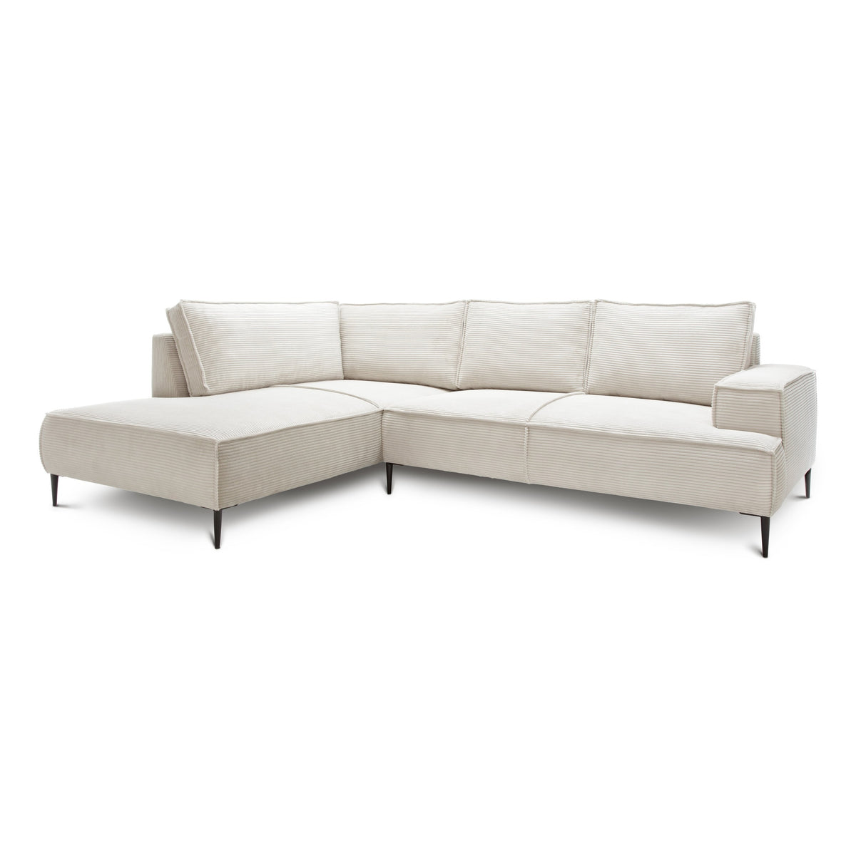 May 4 Seater Corner Sofa 275 cm – Porcelain Beige (POSO 38), Left-hand facing