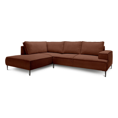 May 4 Seater Corner Sofa 275 cm – Espresso (POSO 39), Left-hand facing