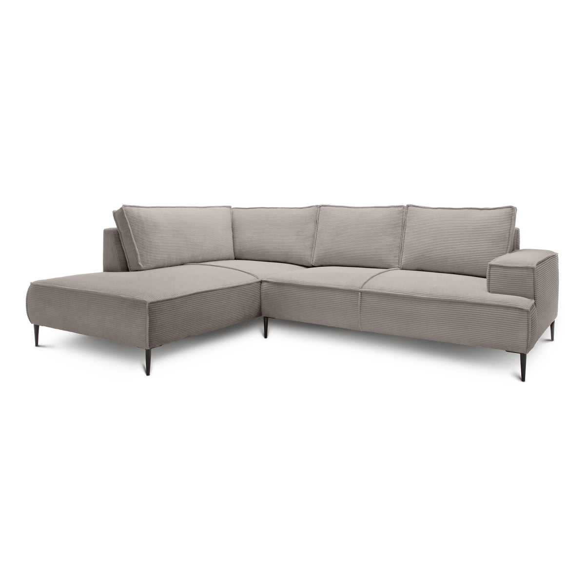 May 4 Seater Corner Sofa 275 cm – Champagne Ash (POSO 03), Left-hand facing