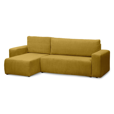 Kingi 3 Seater Reversible Corner Sofa Bed 200x142–154, Loft Style – Honey Oak (POSO 43), Universal