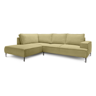 May 4 Seater Corner Sofa 275 cm – Olive (POSO 44), Left-hand facing