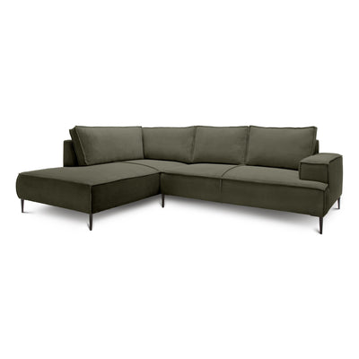 May 4 Seater Corner Sofa 275 cm – Green Oak (POSO 46), Left-hand facing