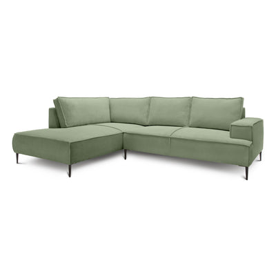 May 4 Seater Corner Sofa 275 cm – Gray-Green (POSO 47), Left-hand facing