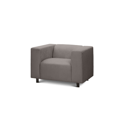 July Armchair 95 cm, Scandinavian Style – Smoked Wood (POSO 04)