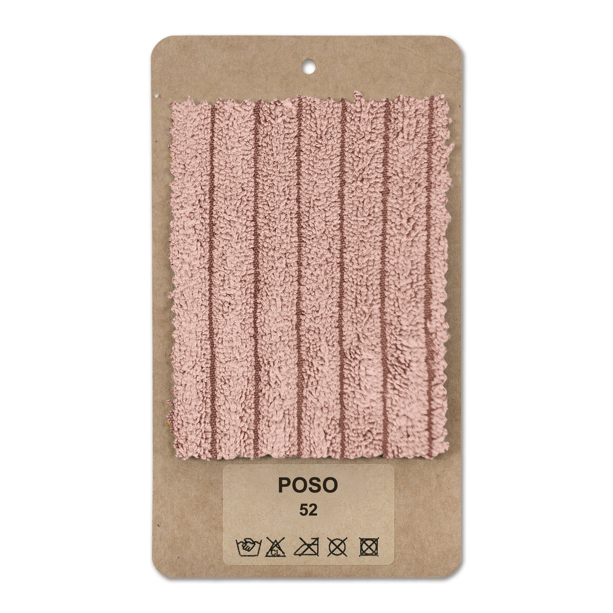 Fabric sample Corduroy Dusty Pink (POSO 52)