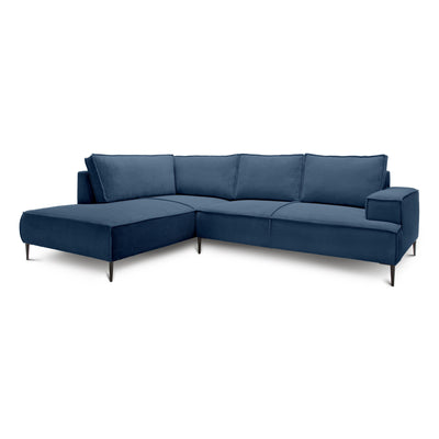 May 4 Seater Corner Sofa 275 cm – Navy Blue Graphite (POSO 05), Left-hand facing
