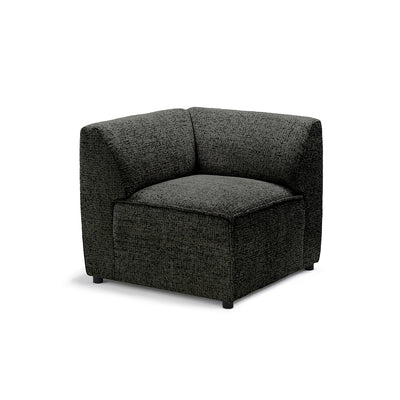 BRICK Modular Sofa Module M Right – Basalt Ash (BELLA 20)