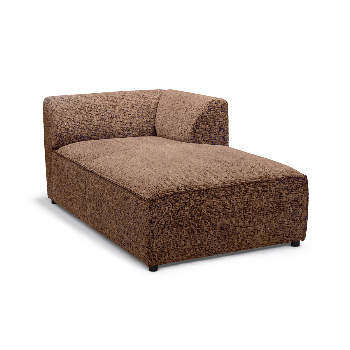 BRICK Modular Sofa Module L Right – Cinnamon Oak (BELLA 70)