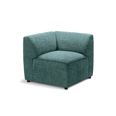BRICK Modular Sofa Module M Right – Forest Patina (BELLA 75)