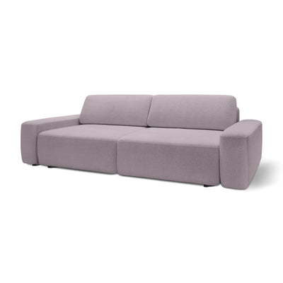 Bamby Sofa Bed 200x136 cm with Storage, DL Mechanism – Rose Dust (RAVEN 30)