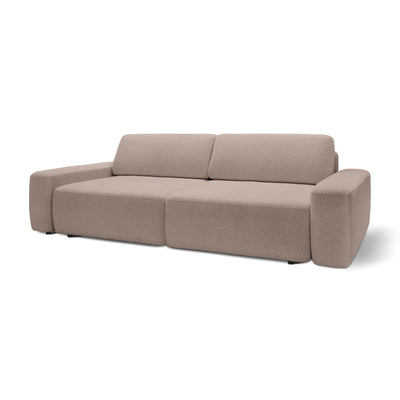 Bamby Sofa Bed 200x136 cm with Storage, DL Mechanism – Caramel Beige (RAVEN 34)