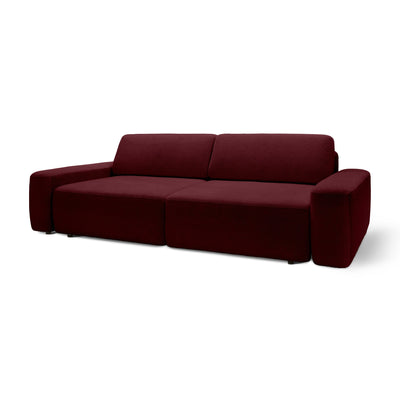 Bamby Sofa Bed 200x136 cm with Storage, DL Mechanism – Red Wine (RAVEN 59)