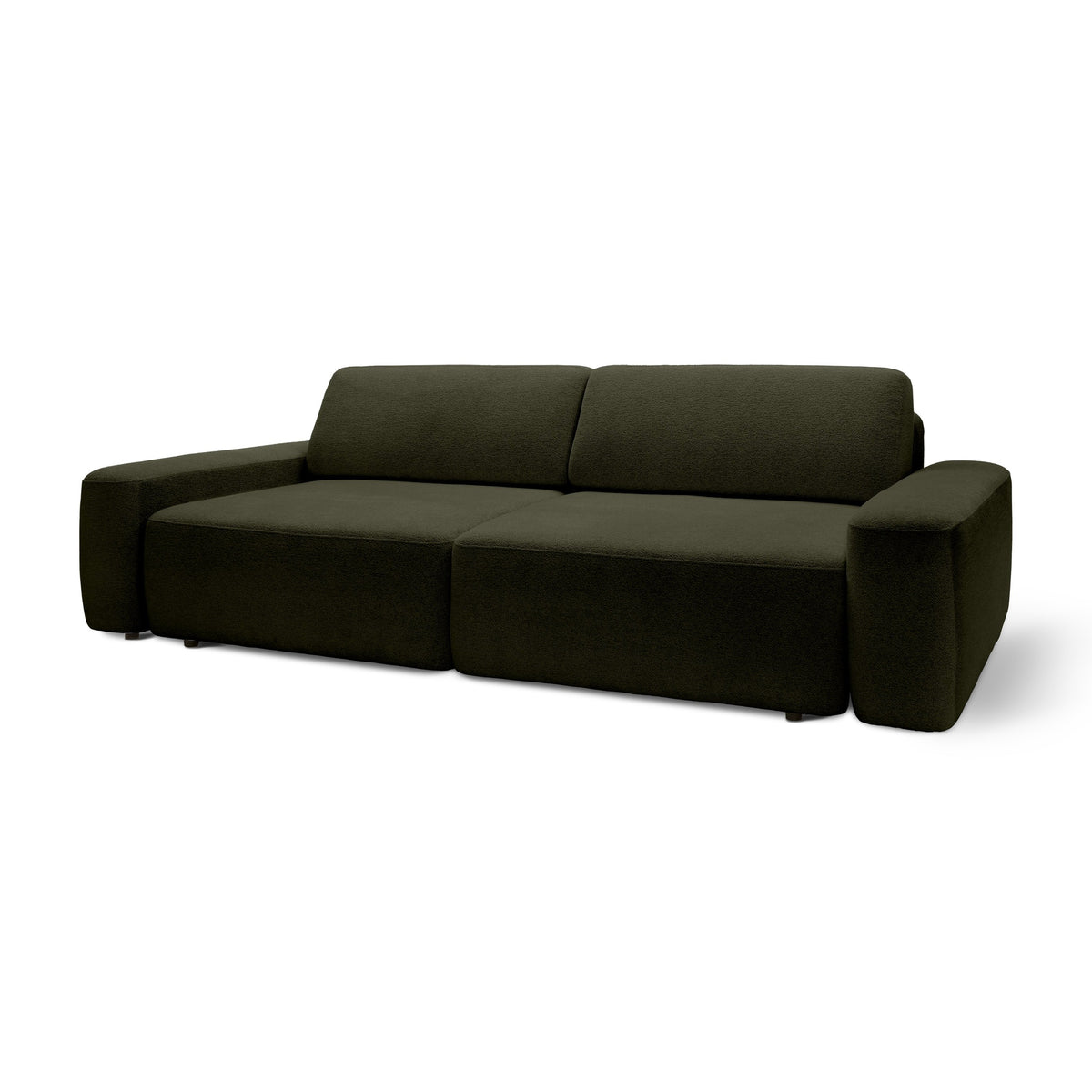 Bamby Sofa Bed 200x136 cm with Storage, DL Mechanism – Roasted Coffee (RAVEN 78)