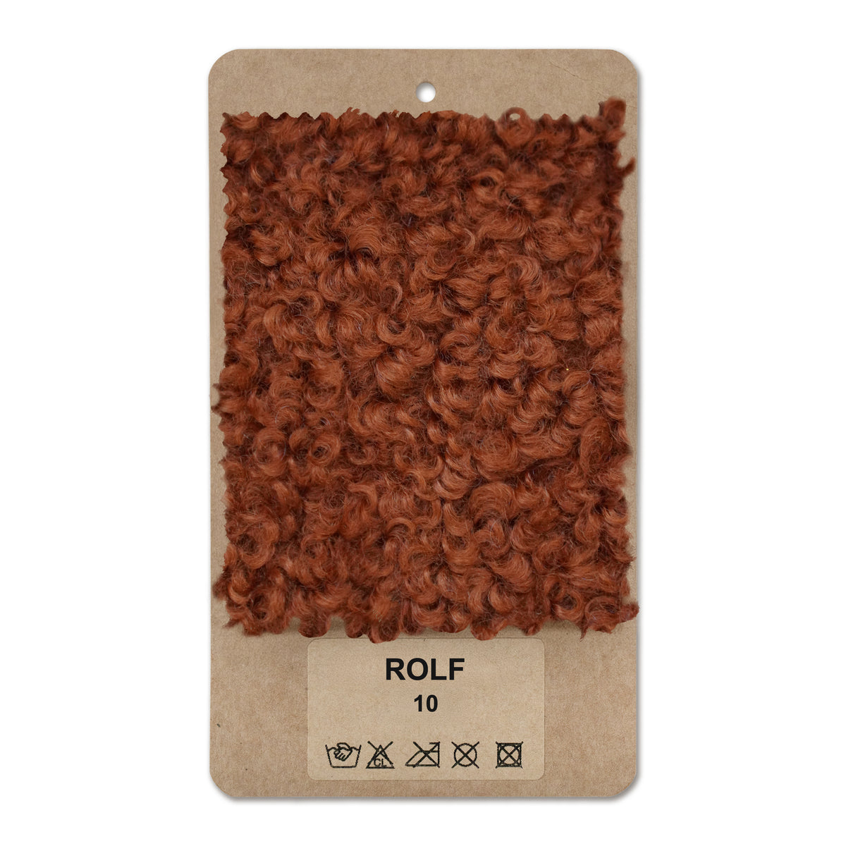 Fabric sample Rolf Mahogany Matte (ROLF 10)